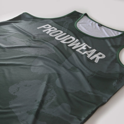 PROUDWEAR Calli-Camo Tank in Forest is available from small to plus sizes - ARJD BRO BEARS