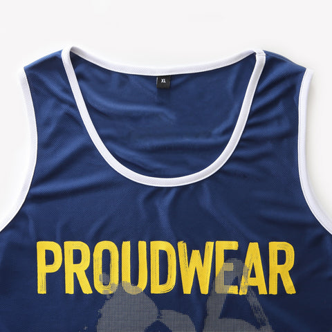 PROUDWEAR Tank in Navy is available from small to plus sizes - ARJD BRO BEARS