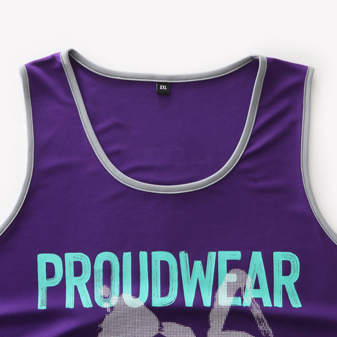 PROUDWEAR Tank in Violet is available from small to plus sizes - ARJD BRO BEARS