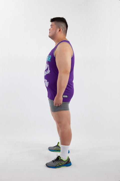 PROUDWEAR Tank in Violet is available from small to plus sizes - ARJD BRO BEARS