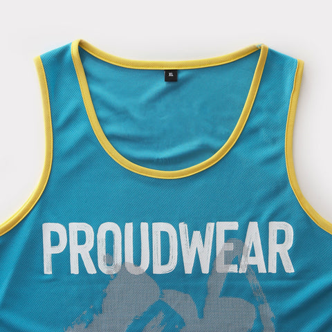 PROUDWEAR Tank in Sky is available from small to plus sizes - ARJD BRO BEARS