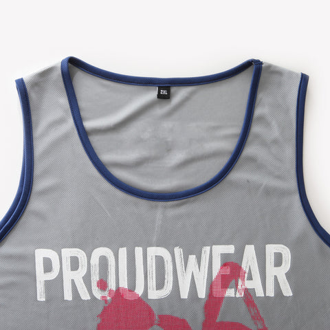 PROUDWEAR Tank in Gray is available from small to plus sizes - ARJD BRO BEARS