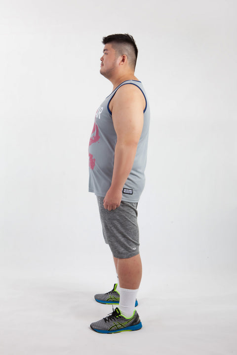 PROUDWEAR Tank in Gray is available from small to plus sizes - ARJD BRO BEARS