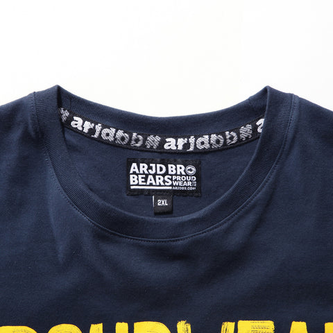 PROUDWEAR Tee in Navy is available from small to plus sizes - ARJD BRO BEARS