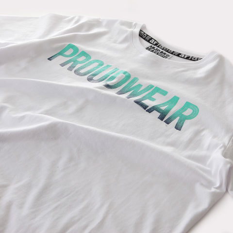 PROUDWEAR Tee in White is available from small to plus sizes - ARJD BRO BEARS