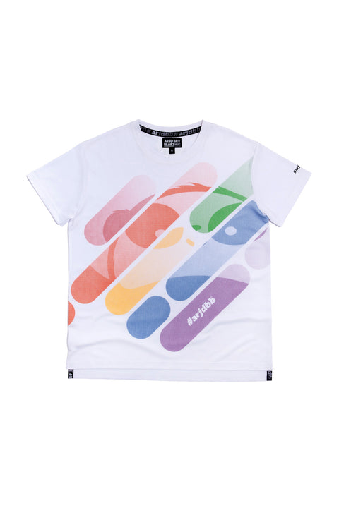 ABU DotMatrix PRIDE Tee in White