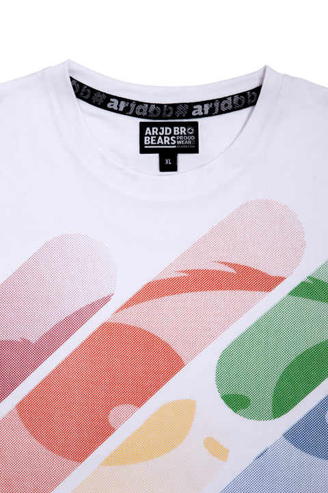 ABU DotMatrix PRIDE Tee in White