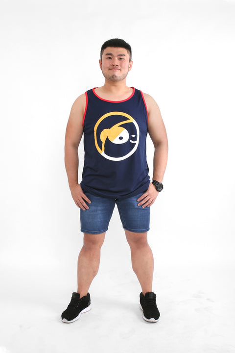 ABU DUO Tank in Navy is available from small to plus sizes - ARJD BRO BEARS
