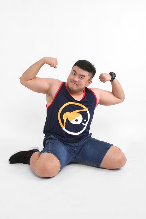 ABU DUO Tank in Navy is available from small to plus sizes - ARJD BRO BEARS
