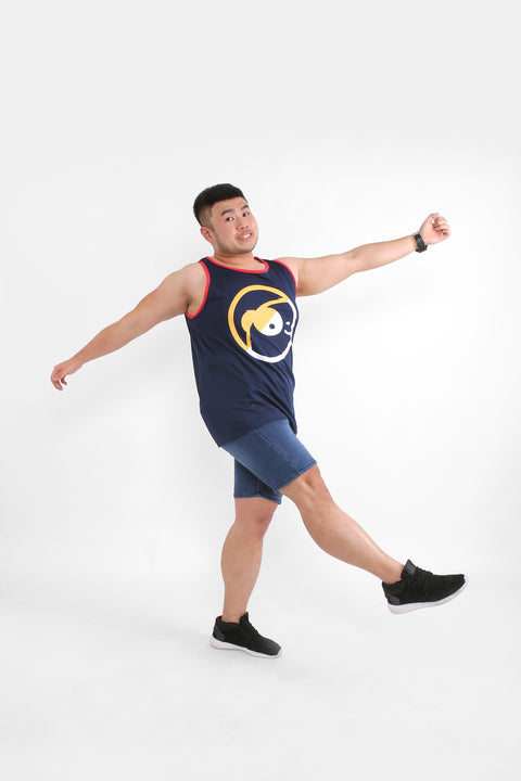 ABU DUO Tank in Navy is available from small to plus sizes - ARJD BRO BEARS