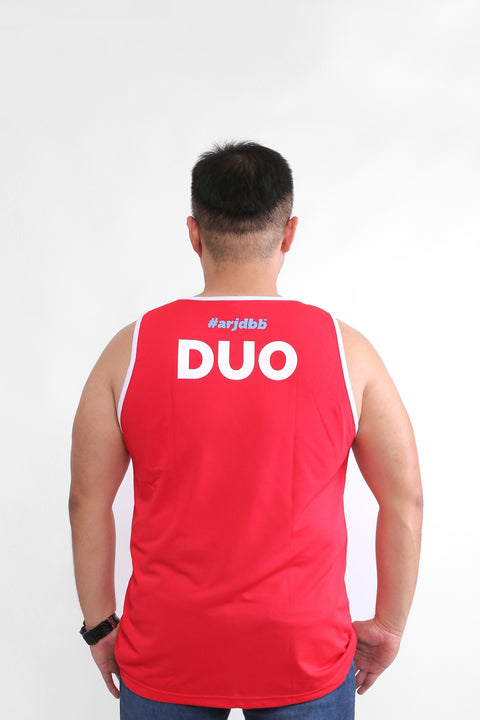ABU DUO Tank in Red is available from small to plus sizes - ARJD BRO BEARS