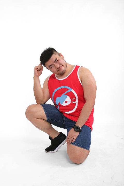 ABU DUO Tank in Red is available from small to plus sizes - ARJD BRO BEARS