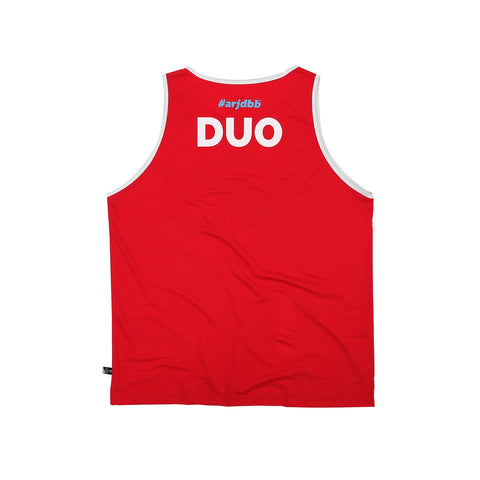 ABU DUO Tank in Red is available from small to plus sizes - ARJD BRO BEARS