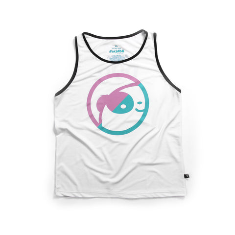 ABU DUO Tank in White is available from small to plus sizes - ARJD BRO BEARS