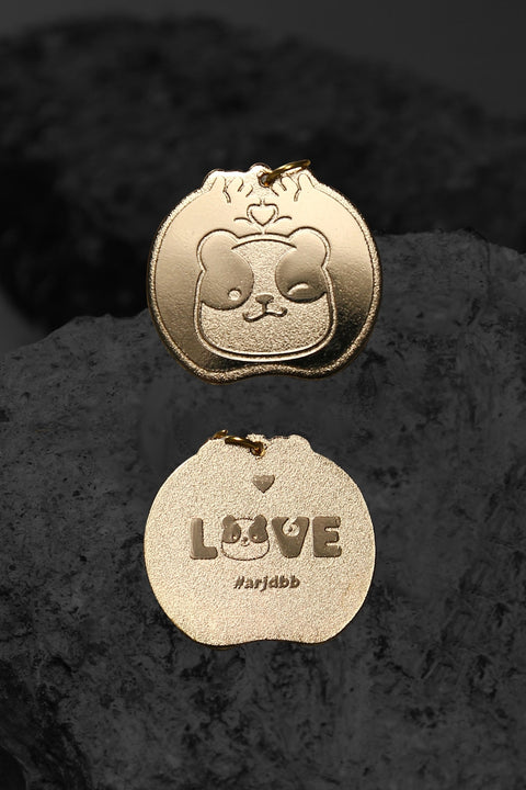 ABU LOVE Medal in Gold / Silver is available from small to plus sizes - ARJD BRO BEARS