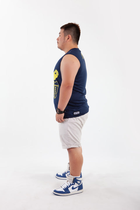 ABU Classic Sleeveless in Navy is available from small to plus sizes - ARJD BRO BEARS