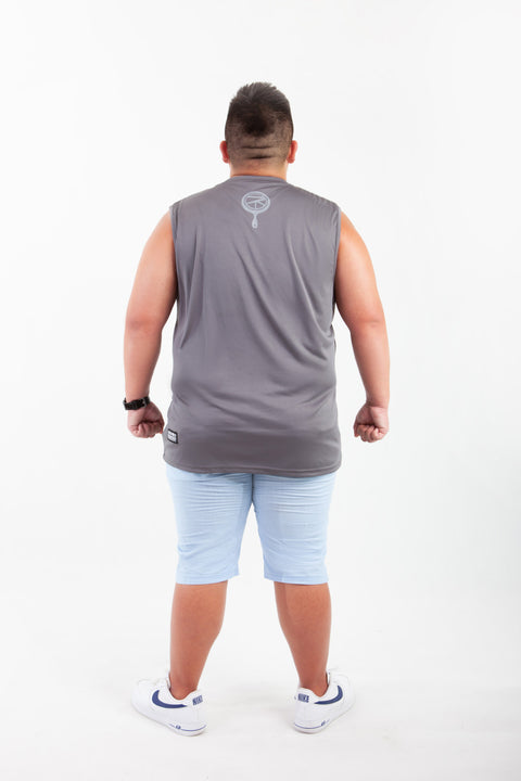 ABU Classic Sleeveless in Gray is available from small to plus sizes - ARJD BRO BEARS