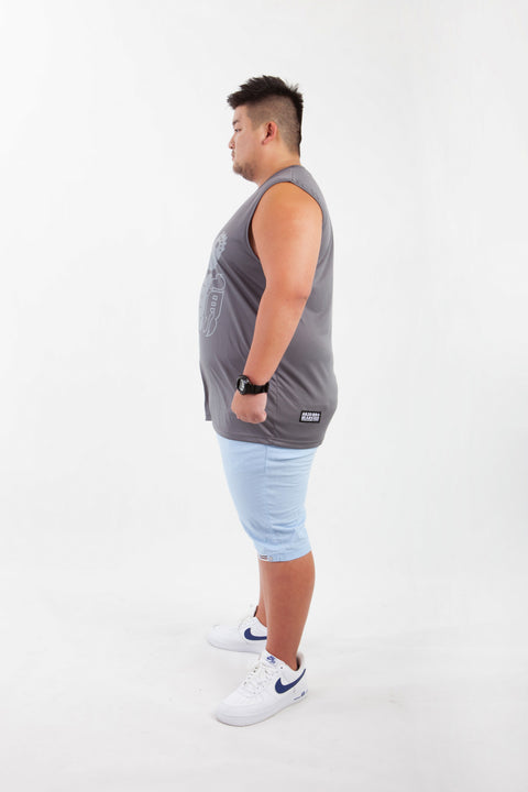 ABU Classic Sleeveless in Gray is available from small to plus sizes - ARJD BRO BEARS