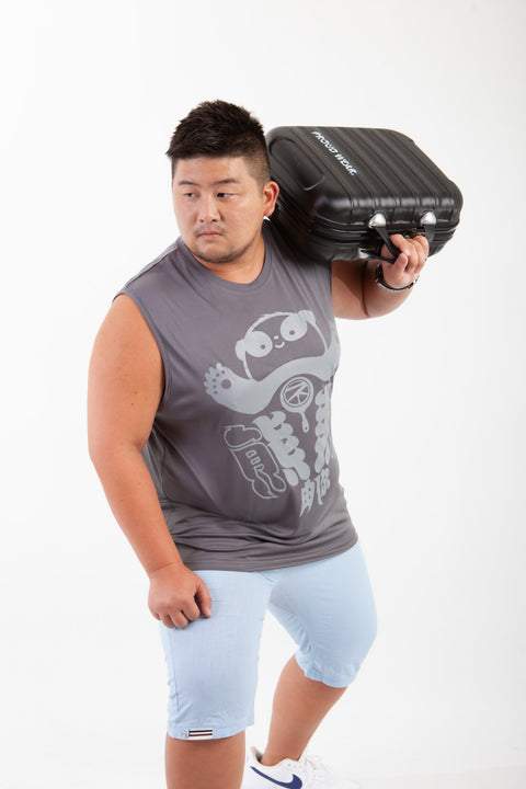 ABU Classic Sleeveless in Gray is available from small to plus sizes - ARJD BRO BEARS