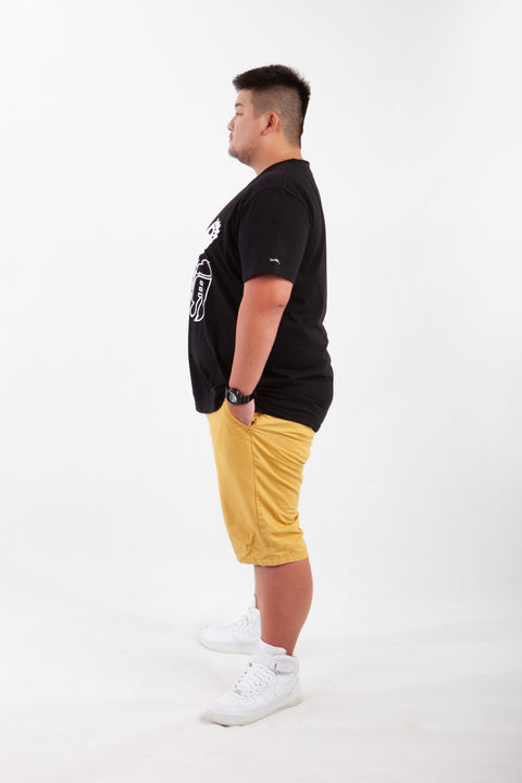 ABU Classic YINYANG Tee in Black is available from small to plus sizes - ARJD BRO BEARS