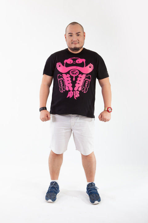 ABU Classic NEOBLUSH Tee in Black is available from small to plus sizes - ARJD BRO BEARS