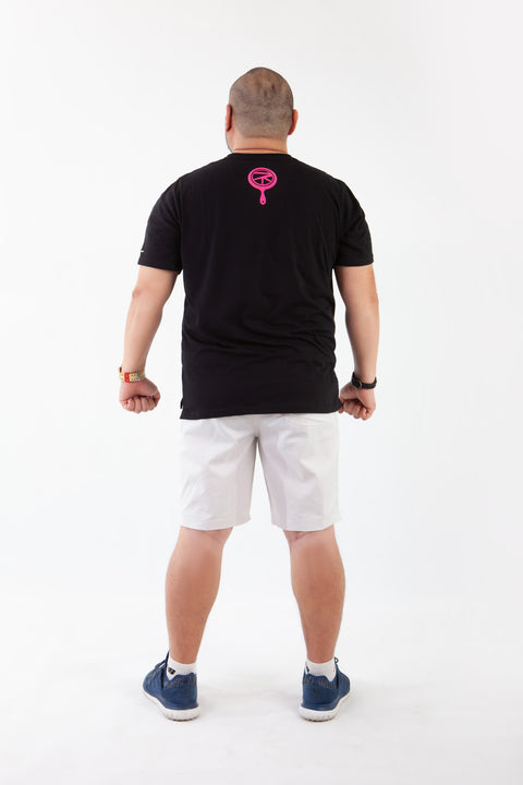 ABU Classic NEOBLUSH Tee in Black is available from small to plus sizes - ARJD BRO BEARS