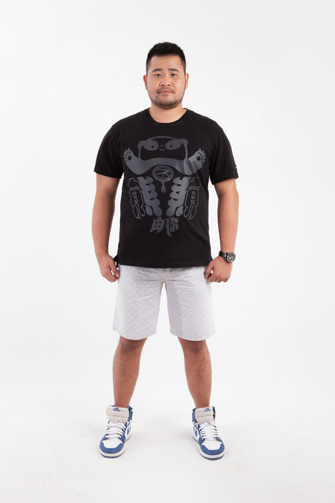 ABU Classic MONO Tee in Black is available from small to plus sizes - ARJD BRO BEARS