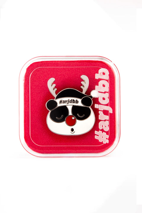 Carolling ABU Enamel Pin