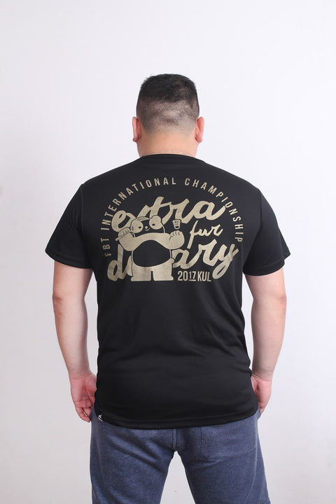 arjdbb X FBT2017 Limited Edition Tee in Black is available from small to plus sizes - ARJD BRO BEARS