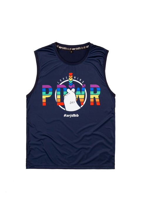 LOVEWINS PRIDE Sleeveless in Navy