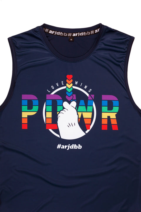 LOVEWINS PRIDE Sleeveless in Navy