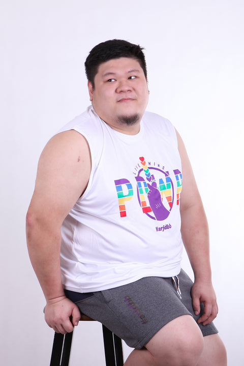 LOVEWINS PRIDE Sleeveless in White