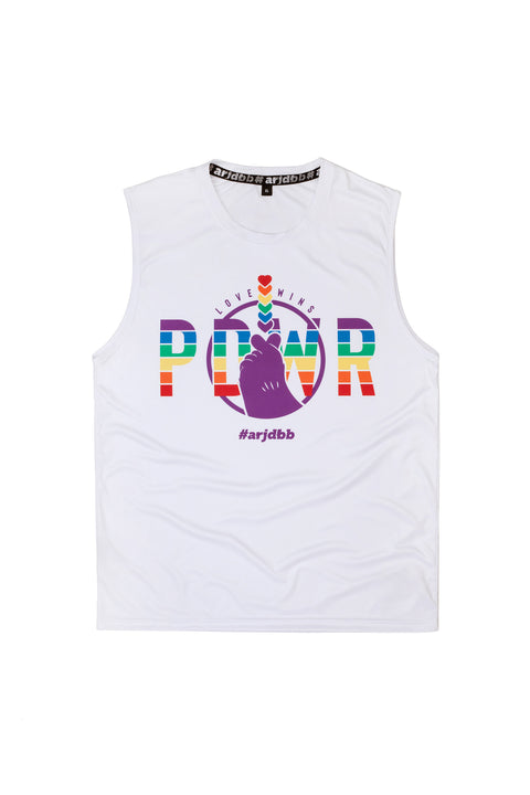 LOVEWINS PRIDE Sleeveless in White