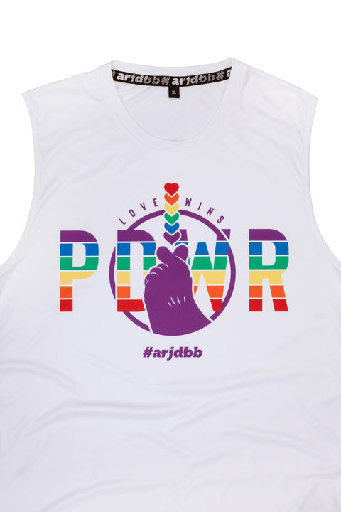 LOVEWINS PRIDE Sleeveless in White