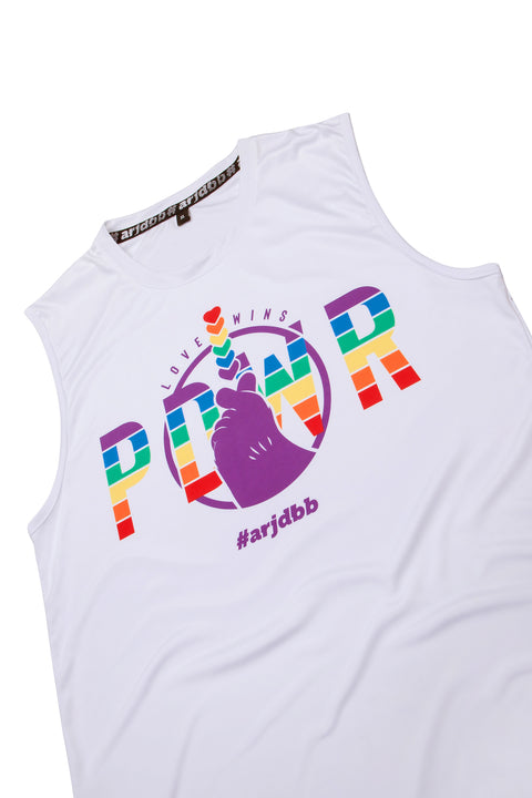 LOVEWINS PRIDE Sleeveless in White