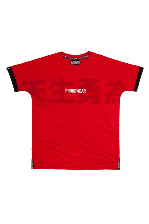 PROUDWEAR Big&Bold Tee in Red