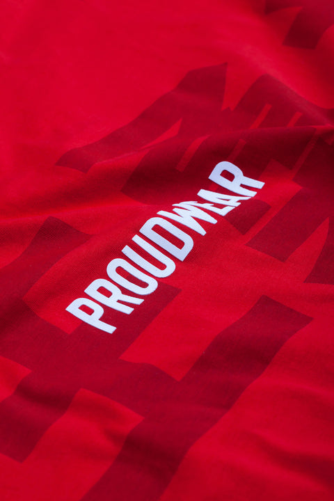 PROUDWEAR Big&Bold Tee in Red