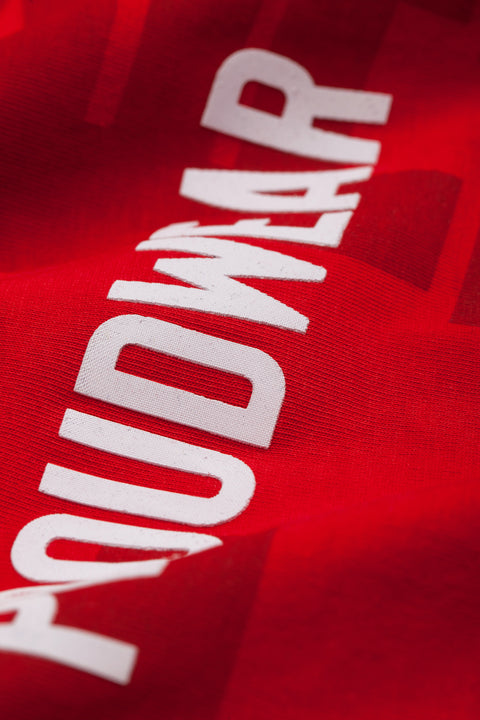 PROUDWEAR Big&Bold Tee in Red