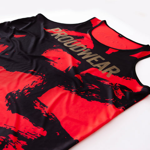 PROUDWEAR Calli-Camo Tank in Red