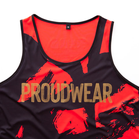 PROUDWEAR Calli-Camo Tank in Red
