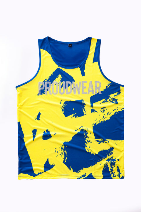 PROUDWEAR Calli-Camo Tank in Royal