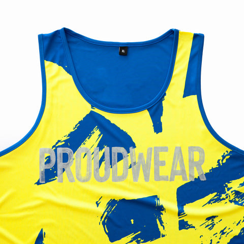 PROUDWEAR Calli-Camo Tank in Royal