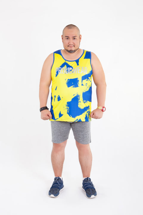 PROUDWEAR Calli-Camo Tank in Royal