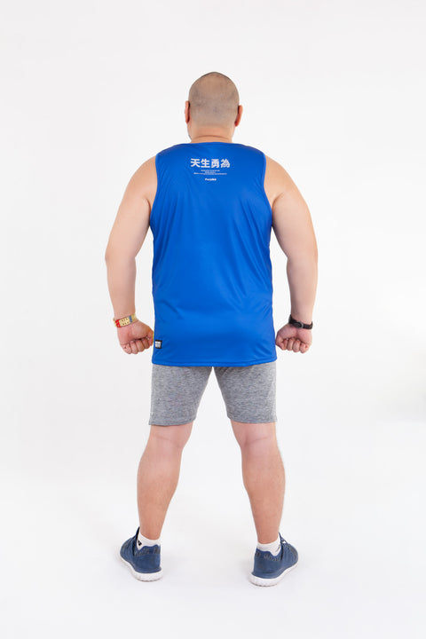 PROUDWEAR Calli-Camo Tank in Royal