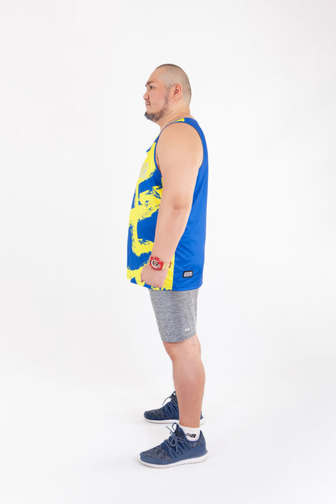 PROUDWEAR Calli-Camo Tank in Royal