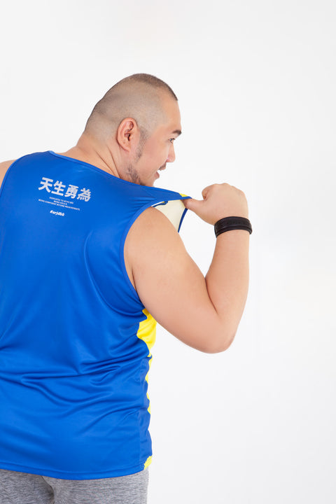PROUDWEAR Calli-Camo Tank in Royal