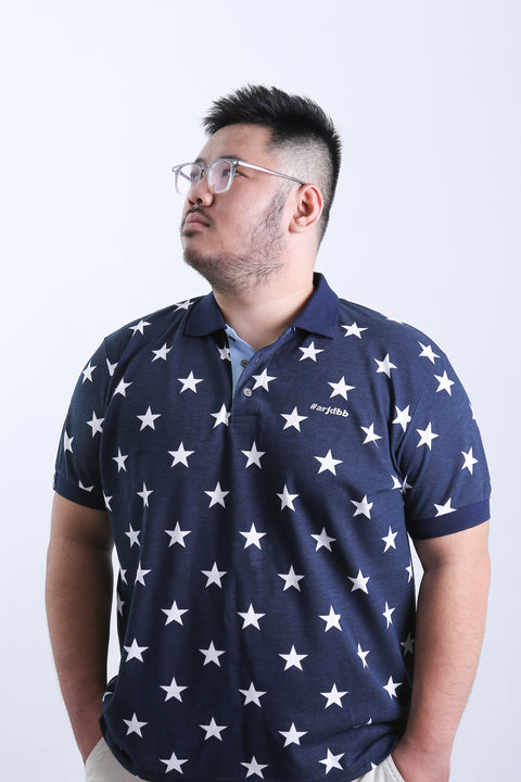STARRYNIGHT Buttoned Polo