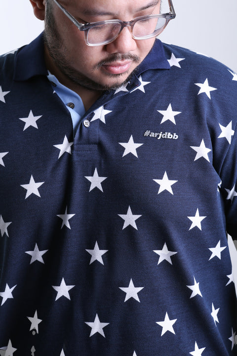 STARRYNIGHT Buttoned Polo