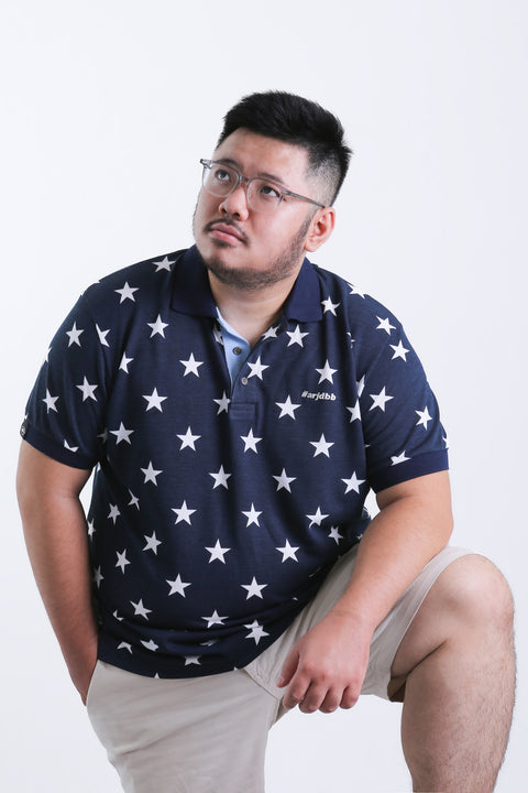 STARRYNIGHT Buttoned Polo