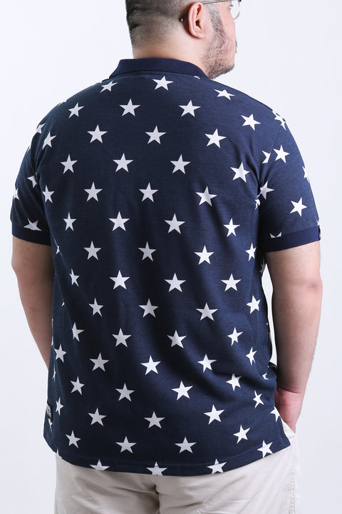 STARRYNIGHT Buttoned Polo